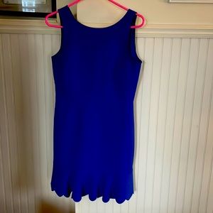 J crew deep blue dress
